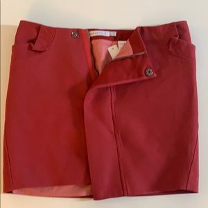 See by Chloe red mini Skirt with zipper size 8